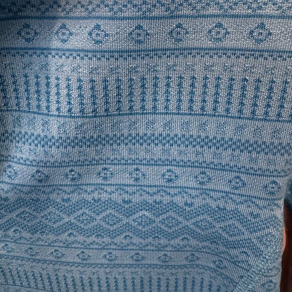 Noble Equestrian Light Blue Long Sleeve Riding Shirt, XS - Picture 4 of 5